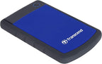 Transcend 1TB USB 3.1 Gen 1 StoreJet 25H3B SJ25H3B Rugged External Hard Drive TS1TSJ25H3B Blue