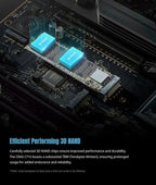 KLEVV CRAS C715 256GB M.2 2280 NVMe PCIe Gen3x4 Laptop & Desktop, up to 3000MB/s (K256GM2SP0-C7T)