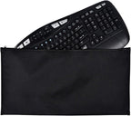 Keyboard Bag Case Sleeve Pouch for Universal Keyboard, Logitech/Razer/Das/Havit/Apple Magic Keyboard Protector, Wireless/Wire Computer/Gaming PC Keyboard Dust Cover-Black
