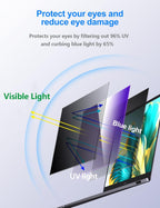 Laptop Privacy Screen Filters 15.6 Inch 16:9 Aspect Privacy Filter for 15.6 Inch Widescreen Laptop Anti-Scratch Protector Film for Data Confidentiality Anti-Glare Laptop Screen Protector