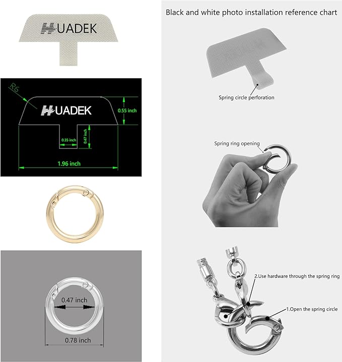 Snake Chain Phone Strap Universal phone lanyard phone strap connector (Snake-Chain（Light gold） F5)