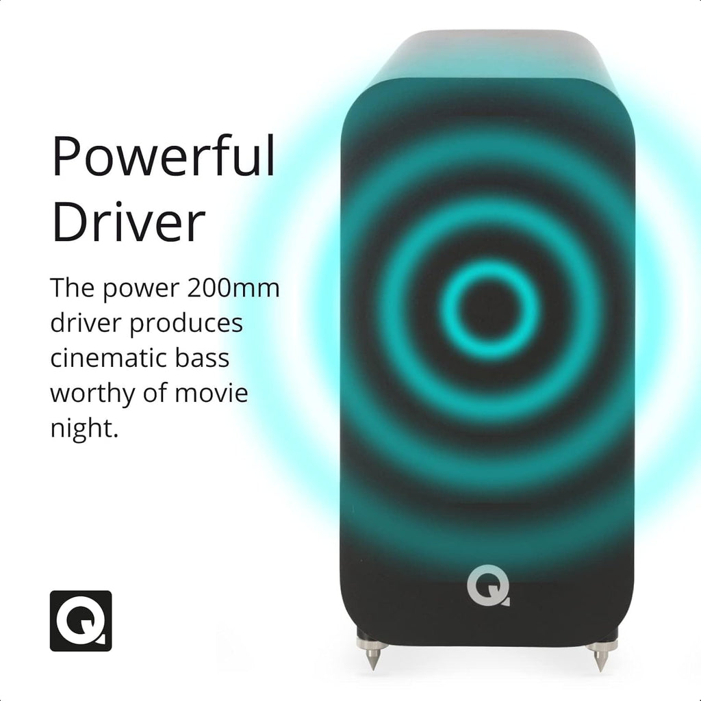 Q Acoustics 3060S Active Subwoofer (Satin Black)