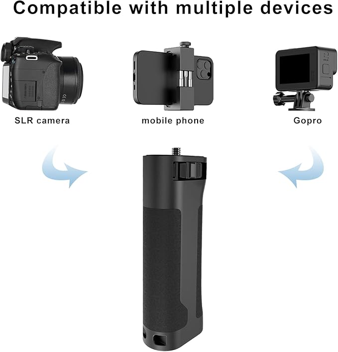 UURig Camera Handle Grip 1/4" Screw for Camera Stabilizer, Pistol Grip Camera Handle Compatible with Action Cam Canon Nikon Sony Digital Camera Mobile Video Shooting Vlog Camcorder