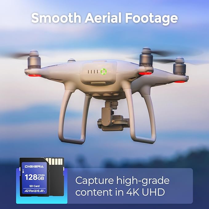 128GB LS100 SDXC UHS-I Memory Card - up to 170MB/s, C10, U3, V30, 4K UHD, SD Card for Computers, Digital Cameras, Home Theatre Devices, Car Navigation Systems (1 Pack)