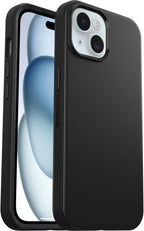 OtterBox iPhone 16e, 15, 14, & 13 Symmetry Series Case - Black, Snaps to MagSafe, Ultra-Sleek, Raised Edges Protect Camera & Screen