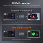 TESmart 16×1 HDMI Switch 16 in 1 Out 4K HDMI Switcher with IR Remote 4K@60hz 16 Port HDMI Switch Box HDCP 2.2,Auto Switch,19-inch Rack-Ears Mount,LAN Port Control,Auto Scan Switch