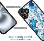 AIGOMARA Case for iPhone 16 Plus [Compatible with MagSafe] Blue Turtle Shell Ocean Collage Pattern Design for Women Girls Men Soft TPU Bumper Hack PC Back Shockproof Protective Slim Magnetic Cover