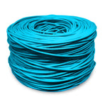 Dripstone CAT6 Ethernet Cable 1000ft Bulk Network LAN Wire 23AWG Solid UTP 550MHz High-Speed Internet Cable Gaming, Streaming, Office, Home Use, Pull Box, Cat6 Bulk, Stable Connectivity - Aqua