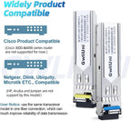 5 Pairs 1.25G BIDI SFP Single Mode Fiber Module Network Transceiver, LX SM 1310nm 1550nm 20km, Simplex LC Interface for Switch, Router, Firewall, Network Card, Media Converter etc