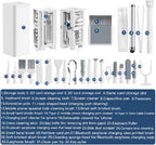 32-in-1 Multi-Function Electronics Cleaning Kit, Computer Laptop Cleaner Kit with Charging Port, Stylus Pen, Keyboard Brush & Reusable Tools for iPhone, MacBook, AirPods, Laptop, Camera Lens