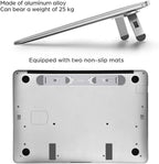 Laptop Stand for Desk,Laptop Cooling Stand,Keyboard Riser, Ergonomic Laptops Elevator for Desk, Laptops Riser Compatible with MacBook Air Pro, with Dell, with HP, More 10-15.6” Computer