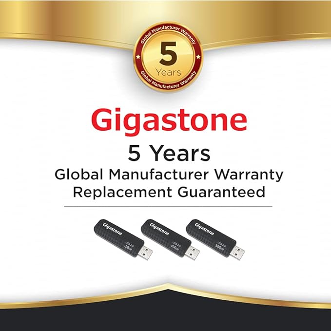 GIGASTONE V30 64GB USB 2.0 Flash Drive, Retractable Sliding Design Pen Drive, Carbon Fiber Style Thumb Drive, Reliable Performance & Durable