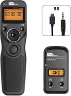 Wireless Remote Shutter Compatible for fujifilm, PIXEL TW-283 90 Remote Shutter Release 2.4G Wireless Timer Remote Control Compatible for Fuji Cameras