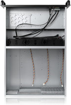 RackChoice 4U Rackmount Server Chassis 8-Bay 12Gbps Hot-Swappable SATA/SAS, EATX/ATX Compatible, Alloy Steel, Black, Ideal for Data Centers & SMBs