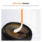 K&F Concept 16mm APS-C Sensor Cleaning Kit, Mirrorless Digital Camera Lens Cleaner Kit - 20ml Sensor Cleaner & 10 X Double-Tipped Sensor Cleaning Swabs for APS-C Type CMOS & CCD Sensors