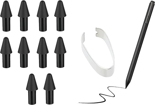 10-Pack Replacement Nibs for Remarkable Paper Pro Pen Stylus Pen, Durable Replaceable Spare Tips for Precise Writing and Sketching + Tool for Easy Installation