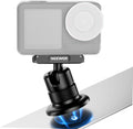NEEWER Magnetic Camera Mount Compatible with DJI Osmo 360 / Action 5 Pro / 4/3, 360° Quick Release Ball Head Adapter Mount with 1/4" Thread for POV Shots, Camera Cage, Selfie Stick, Tripod, AC013
