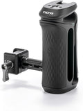 Tilta Xeno Side Handle for Filmmakers & Cameras - Black | Secure Connection & Helps Prevent Rotation | Adjustable Height | Textured Silicone Grip | Convenient Assembly (NATO)