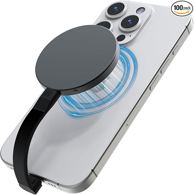 P10 Magnetic PSSD ，For iphone MagSafe Portable SSD, Upto 2000MB/s-Type-C, SM2320，USB 3.2 Gen 2x2 20Gbps, Connectivity, Updated Firmware - Portable Magnetic External Solid State Solution (Black-2T)