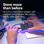 Crucial X10 4TB Portable SSD, Up to 2,100MB/s, USB 3.2 USB-C, External Solid State Drive, Compatible with Windows, Mac & Android, Durable Storage for Games, Photos & Files, Black – CT4000X10SSD9C02