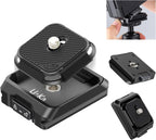 ULANZI UKA01 Quick Release Plate Kit, Arcac/F38 Interface Camera Quick Release Plate Mount Quick Setup w/ 1/4" to 3/8" Screw Thread Gimbles Sliders Tripods Adapter for Sony/Nikon/DJI/Fuji