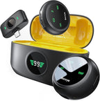 Wireless Lavalier Microphone for Type-C iPhone 15-16 iPad Andriod Series with Charging Case, AI Noise Cancellation Reverberation Lapel Mic for Video Recording YouTube Interview Live Streaming