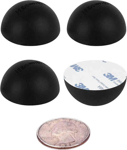 1.25" Platinum Silicone Speaker Isolation Pads - 4-Pack Non-Skid Speaker Pads with Adhesive, Speaker Isolation Feet for Record Player Isolation - Turntable Feet and Subwoofer - 20 Duro