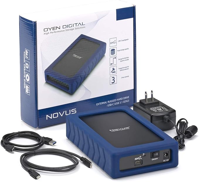 Oyen Digital Novus 16TB External USB-C 7200RPM Hard Drive