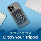 The Clingy Thingy Magnetic Sticky Phone Grip - Removable iPhone Suction Grip for Hands-Free FaceTime - Workouts, Influencers & Content Creator Essentials, Compatible with iPhone 12-16 (Black)