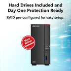 BUFFALO LinkStation 710 2TB 1-Bay NAS Network Attached Storage with HDD Hard Drives Included NAS Storage That Works as Home Cloud or Network Storage Device for Home