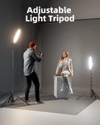 Weilisi Ring Light with 72" Tripod Stand and Phone Holder, 6500K Full-Screen Selfie Ring Light for Makeup Barber Video Recording, Photography Lighting, Ring Light Tripod for iPhone Phone with Remote