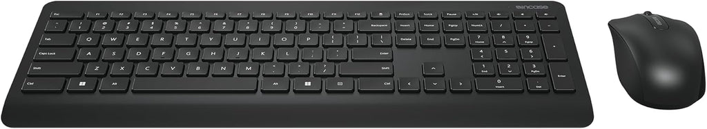 Incase Wireless Desktop 900 Keyboard and Mouse Combo - Designed by Microsoft – Quiet Touch Keys, Ambidextrous Design, Customizable Hotkeys, Two Year Battery Life – Black
