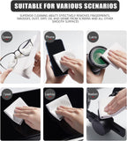 2 Pack Microfiber Liner Cleaning Cloth 13" with Screen Keyboard Imprint Protection, Laptop Keyboard Protector Compatible with MacBook Pro/AIR 13" and MacBook Pro 14"-(Grey+Pink)