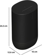 Sonos Move 2 - Black - Wireless Portable Bluetooth Speaker