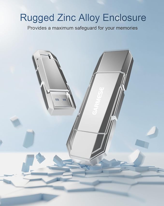 128GB USB C Flash Drive Up to 450MB/s USB 3.2 Solid State Thumb Drive 2-in-1 Dual Flash Drive Data Storage Memory Stick Compatible with Smartphone Tablet Computer Game Console