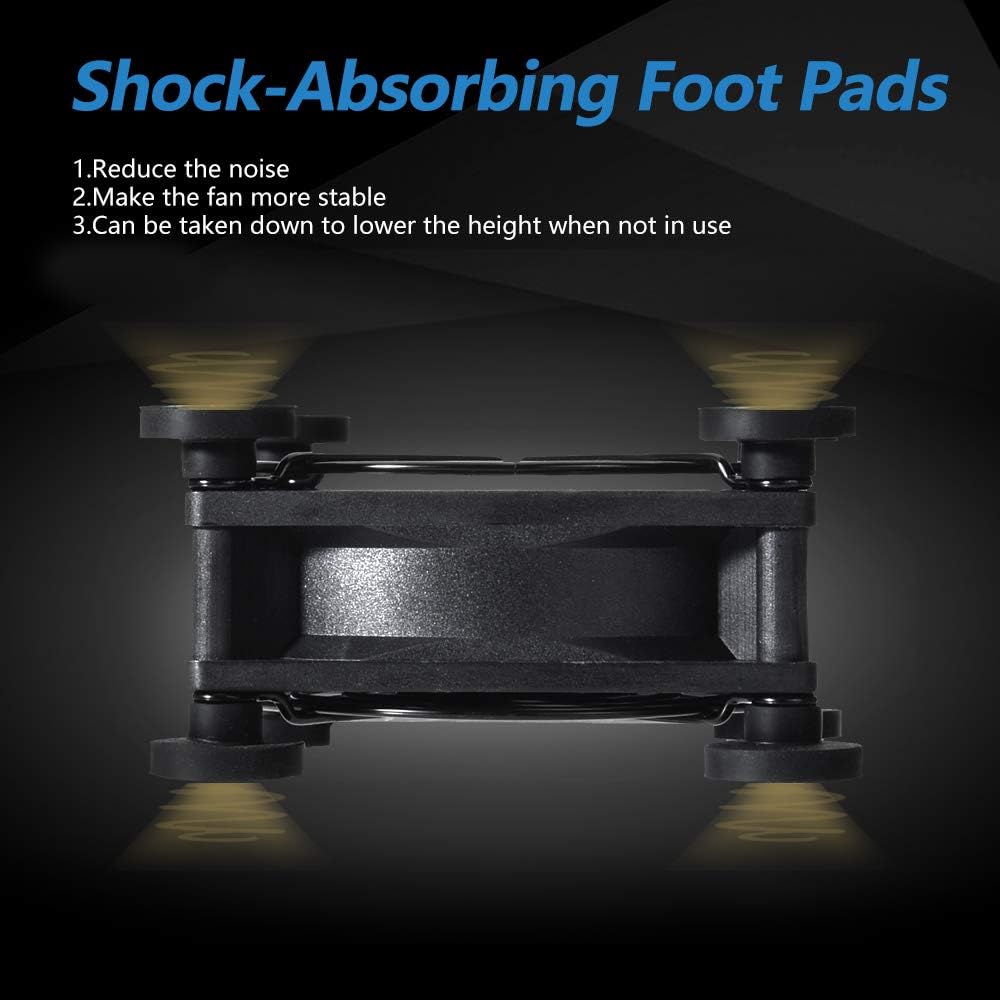 Quiet 80mm USB Fan, 5V USB Portable Cooling Fan for Flat Panel Xbox DVR PlayStation Router TV Receiver Computer Cabinet Cooler