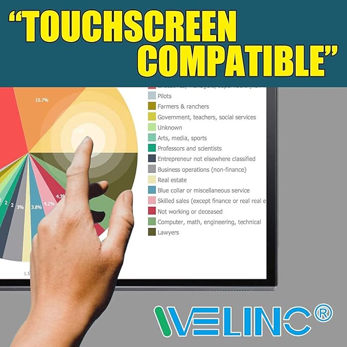 12.5 Inch - 16:9 Aspect Ratio - Laptop Privacy Screen Filter for Widescreen Laptop - Notebook - Anti-Glare - Anti-Scratch Protector Film for Data confidentiality