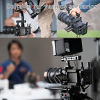 Camera Expansion cage Modular Camera Cooling Fan Cage Expansion Kit for DSLR Cooling/Mirrorless Accessories Installation