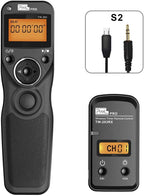 Wireless Remote Shutter Compatible for Sony PIXEL TW-283 S2 Wired Timer Remote Control Compatible for Sony A99II, A77II, A58, A68, A7, A7II, A7R, A7RII, A7S, A7SII, A3000, A5100, A5000 A6000