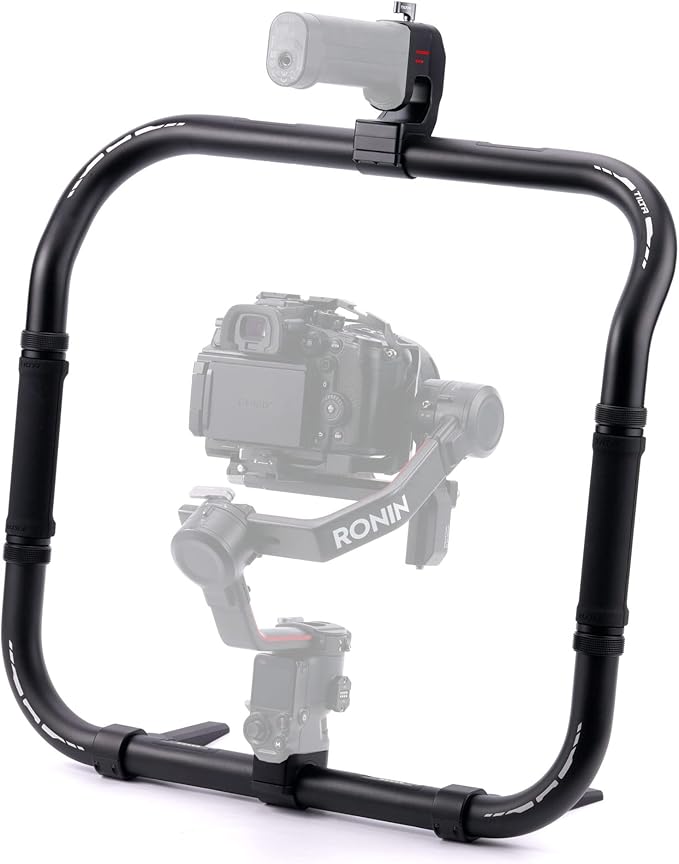 Tilta Basic Ring Grip Plus Compatible with DJI Ronin RS3 Pro/ RS4/ RS4 Pro | Improved Stability, Movement & Flexibility | Aluminum Alloy | Multiple Power Options