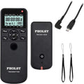 PHOLSY Wireless Timer Remote Control with Intervalometer HDR for Sony a1, a9, 9M2, a7M4, a7M3, a7RM2, a7RM3, a7RM4, a3500, a6600, a6500, a6400, a6100, RX100M4, RX100M6, RX100M7, RX10M4, HX99, a68