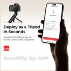 SmallRig SR-RG2 Multifunctional Wireless Shooting Grip, Adjustable Selfie Stick, Remote Control Camera, Compatible with Some Cameras for Nikon/for Canon/for Sony, for Vlogging, Live Streaming-4551