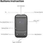 CheerTok Air - TikTok Scrolling Remote Control, Page Turner for Ebook Kindle, Bluetooth Wireless Camera Video Recording Remote for iPhone, iPad, Android, Cell Phones, Smartphones and Tablets