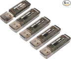 INLAND Micro Center SuperSpeed 5 Pack 32GB USB 3.0 Flash Drive Gum Size Memory Stick Thumb Drive Data Storage Jump Drive (32G 5-Pack)