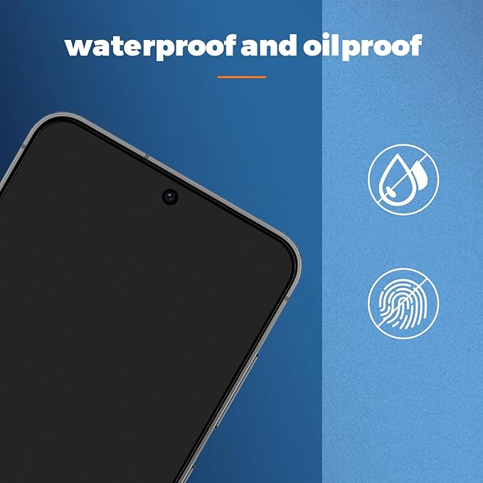 2 Pack Matte Glass Screen Protector for Samsung Galaxy S25 Ultra 5G(6.9 inch), Anti-Glare & Anti-Fingerprint Case Friendly Tempered Glass Film, Bubble Free,Fingerprint unlock,HD Clear,Smooth as Silk