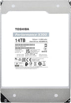 Toshiba X300 14TB Performance & Gaming 3.5-Inch Internal Hard Drive - CMR SATA 6 Gb/s 7200 RPM 512 MB Cache - HDWR51EXZSTA