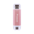 Transcend 512GB External SSD, Up to 1,050MB/s, Dual USB Flash Drive for iPhone&iPad&Mac, Windows&Android, Tablet&PC, Smart TV, USB 3.2 Gen 2 Thumb Drive Photo Stick, 2-in-1 Type C &Type A Memory Stick