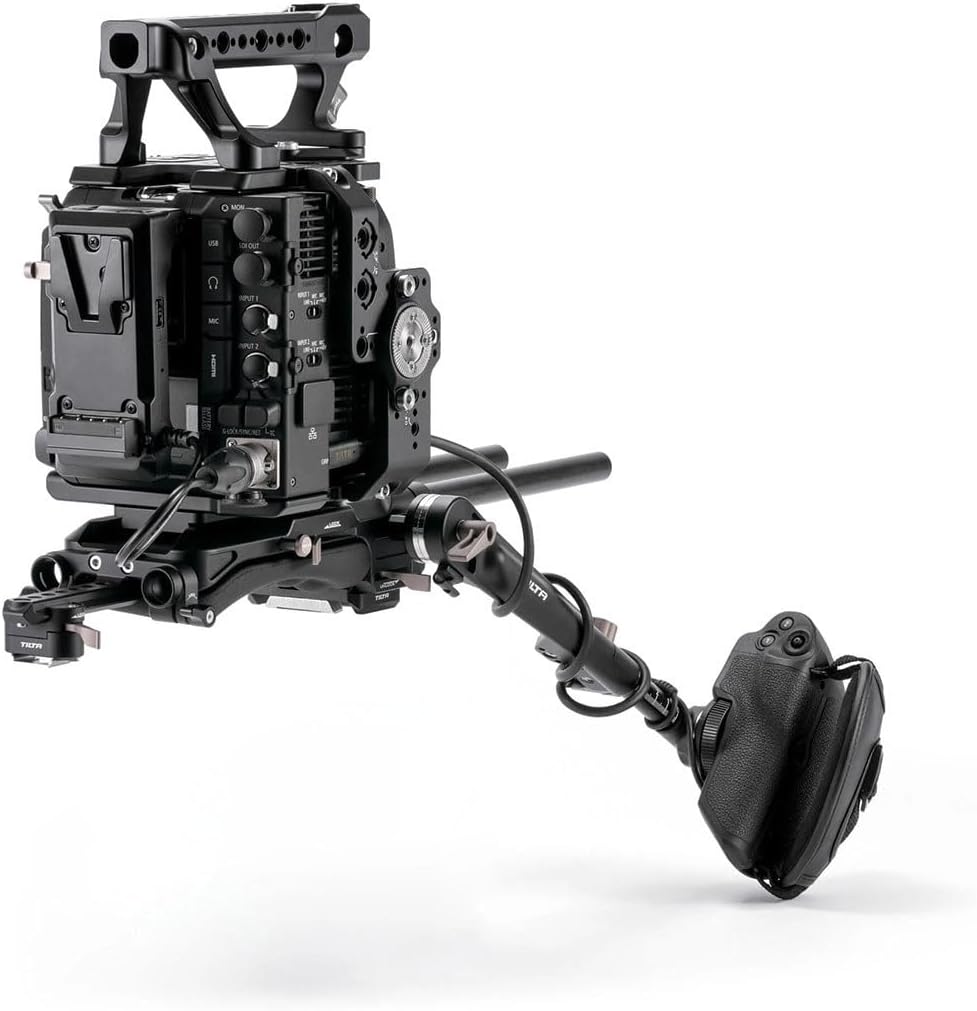 Tilta Camera Cage Pro Kit V-Mount for Canon C400 | Includes Cage, Battery Plate, Shoulder Baseplate, Right Side Arm & More | Arri Rosette, NATO Rail, 3/8"-16 & 1/4"-20