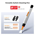 K&F CONCEPT 23 in 1 Camera Lens Cleaning Kit for DSLR Filter with Replaceable Cleaning Pen+Air Blower+Cleaning Liquid+Cleaning Cloth*2+Full-Frame Swab*10+Vacuum Cleaning Cloth*6+Anti-Static Gloves