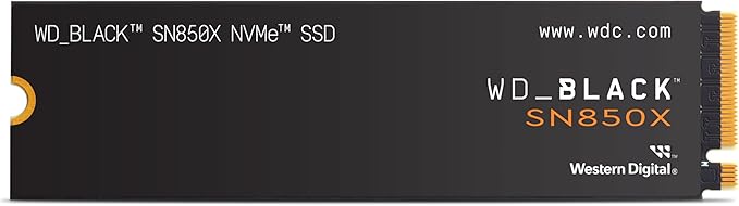 WD_BLACK 8TB SN850X NVMe Internal Gaming SSD Solid State Drive - Gen4 PCIe, M.2 2280, Up to 7,200 MB/s - WDS800T2X0E